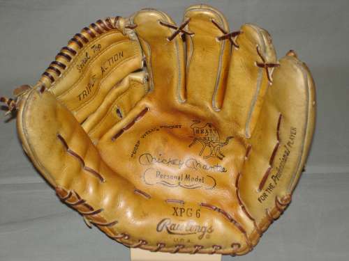 Mickey Mantle Rawlings XPG6 Front